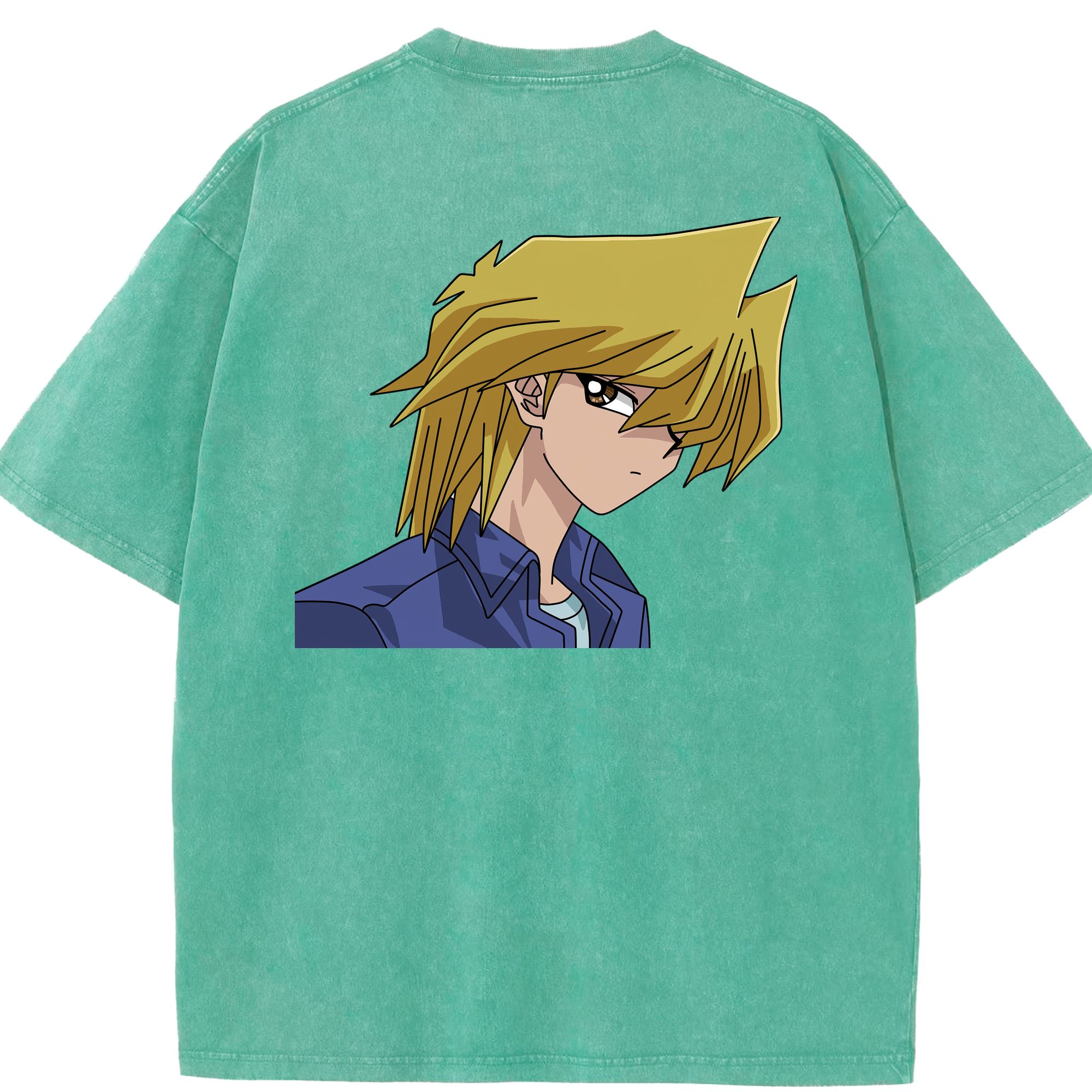 （画像用） 遊☆戯☆王 Yu-Gi-Oh! 綿100% ヴィンテージ風 半袖Tシャツ（背面プリント）